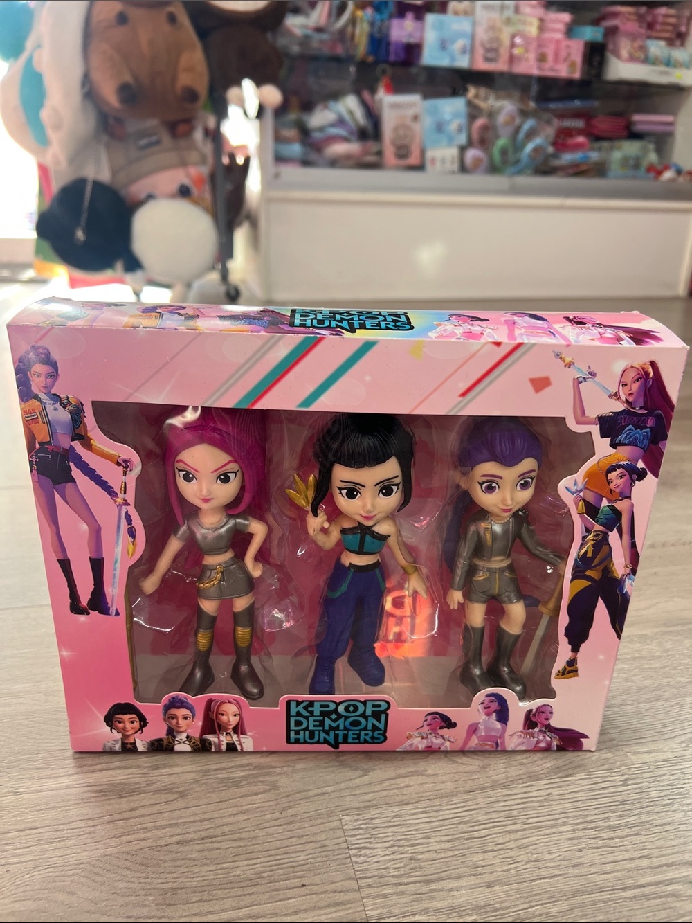 K-Pop Demon Hunters 3-Pack Kids Dolls - Pink & Purple